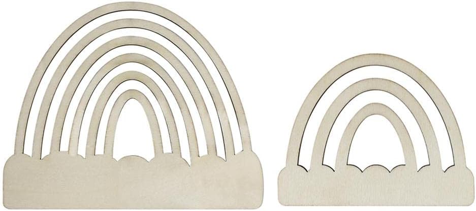 BNF Handmade Wood Weaving Piece Set DIY Material Kit Ornament Craft for Weaver 12.3X10cm Crafts | Multi-Purpose Craft Supplies | Crafting Pieces | Other Craft Pieces