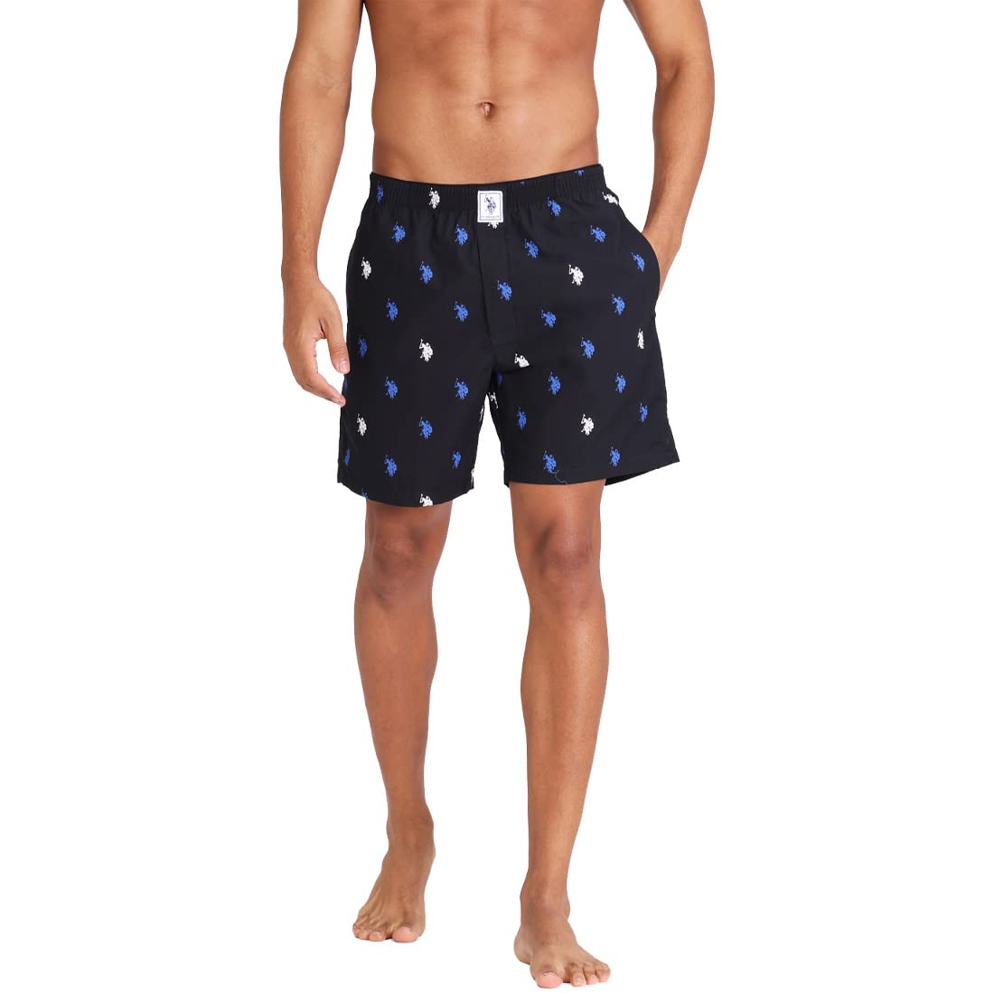 u.s. polo assn. Men Signature Logo Print Cotton I710 Boxers - Pack of 1-picture-10