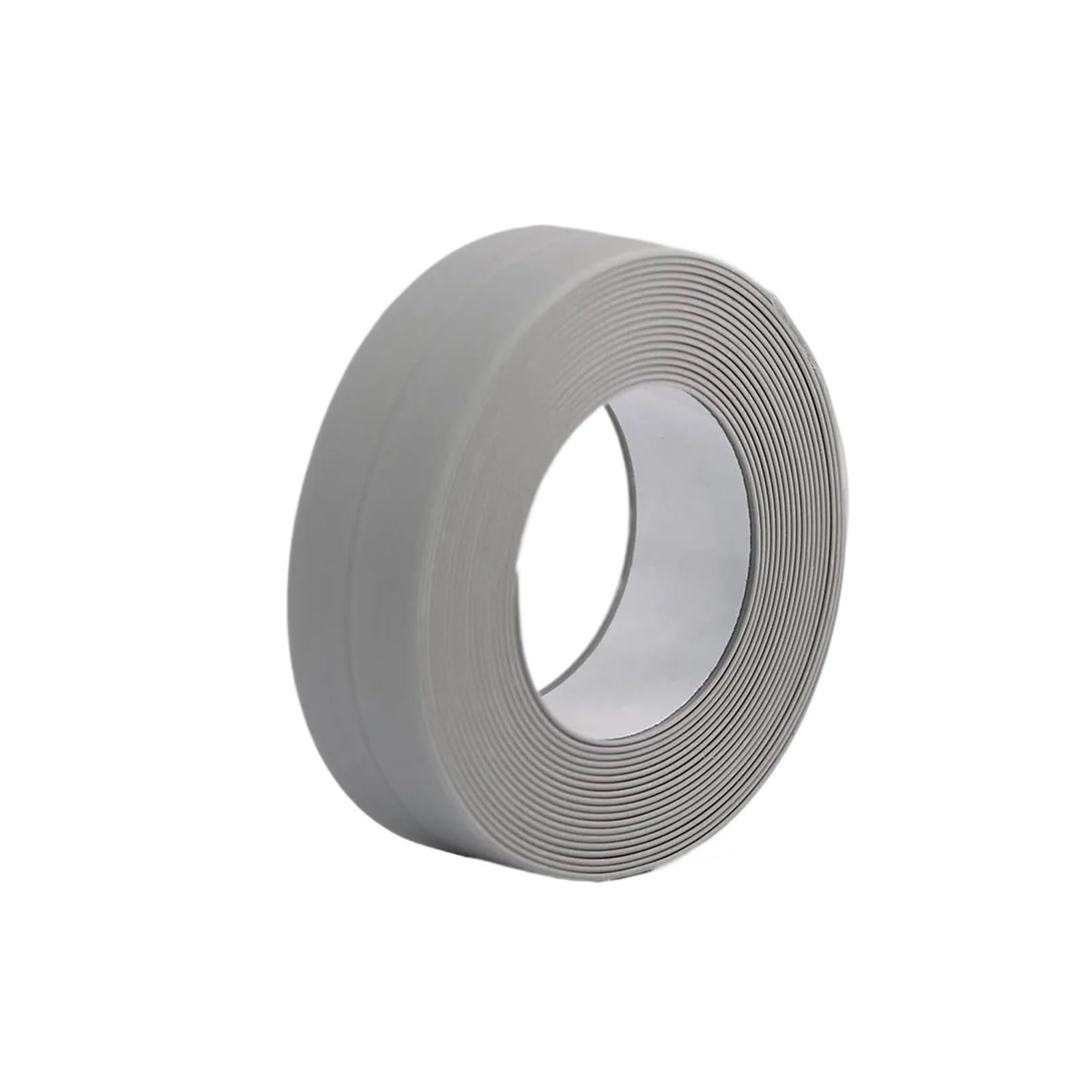 Nastro sigillante, Nastro Autoadesivo in PVC da 2 Rotoli for Adesivo Parete for Bagno di casa Bordo lavandino WC(Gray,3.2Mx36mm)