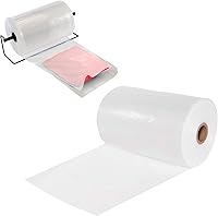 Vista 10 de APQ - Rollo de tubo de polietileno transparente, 2 pulgadas x 2200 pies. Tubo de bolsa de polietileno de 2 mil. Rollo de tubo de polietileno