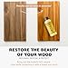 Cutting Board Oil (3.5oz) and Cutting Board Wax (3.5oz) Set - Enriched with Lemon and Orange Oils - 100% Natural Butcher Block Oil and Cutting Board Wax - for Wood Butcher Blocks, Wooden Bowls