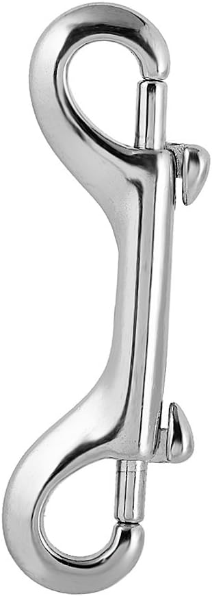 4x Scuba Dive Double Ended Snap Bolt Clip Buckle - 316 Stainless Steel - for Underwater Diving, Boating, Sailing