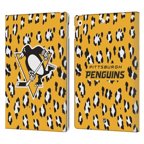 Étui en cuir de qualité NHL Pittsburgh Penguins pour iPad 10.2