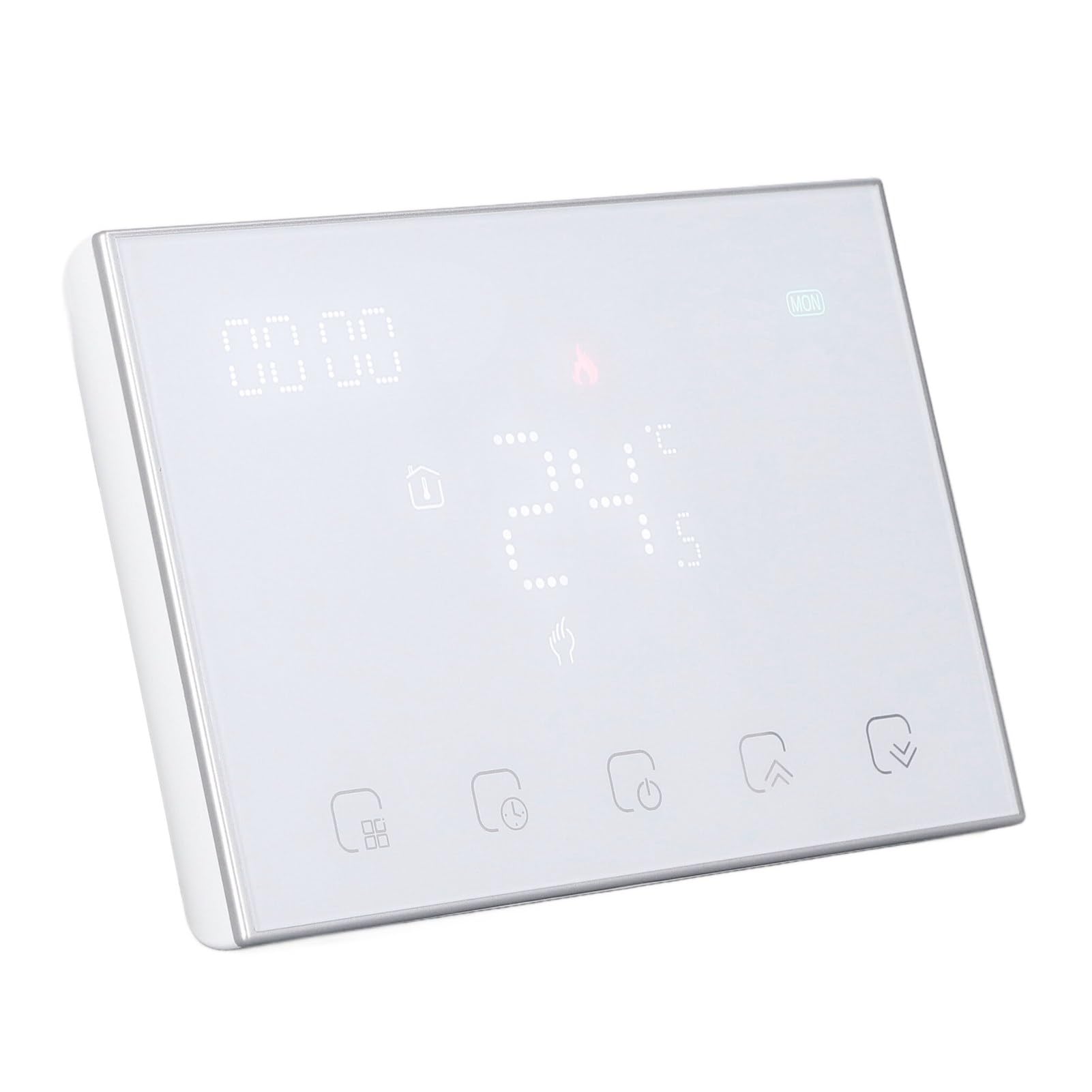 Termostat do podgrzewania wody Ekran dotykowy Sterowanie głosowe WIFI Bezprzewodowy termostat Programowanie czasowe USB 95‑230 V dla inteligentnych domów Centra handlowe Obiekty
