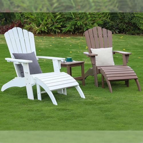 Psilvam PSAC01 Adirondack Chair, Oversized Poly Lumber Fire Pit Chair thumb #5