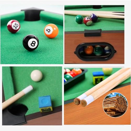 Billardtisch Kinder,Mini Pool Billardtisch,Klein Billardtisch Set 51x31x10cmcm,Billardtisch Spiel Set Tragbarer Stressabbau Tisch Snooker Puzzle Billardtisch für Kinder – Bild 5