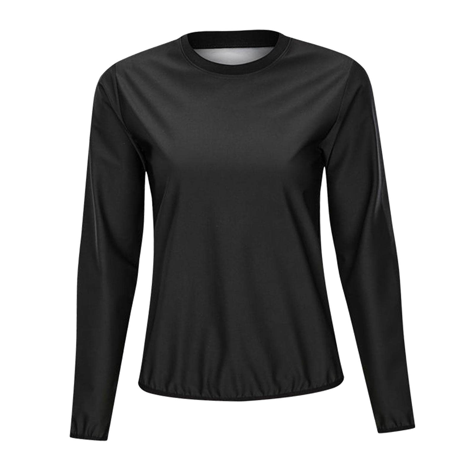 CALANDIS® Women Sauna Suit Waist Trimmer Slimming Tops Fitness Clothes L Black | Polyester Fiber | 1 Piece Sauna Suit (B0BLNWN419) Amazon Price History, Amazon Price Tracker