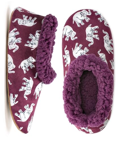 Slipper Socks for Women, Fuzzy House Slippers, Cozy Non-Slip Slippers for Women Indoor