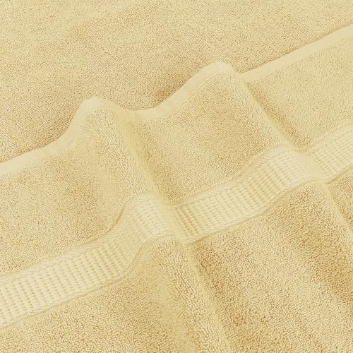 Image of Utopia Towels Jumbo Bath Sheets, 2 Pack, 35x70 in, 600 GSM Cotton, Beige