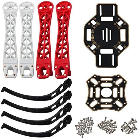 Hockus Accessories F450 F550 Quadcopter 450 Frame with Integrated PCB Fullset kit RC Hobby DIY Quad Drone FPV quadrocopter - (Color: with Landing skids)
