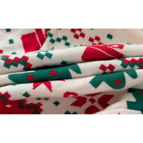 Image of Ugly Christmas Sweater for Girls Funny Xmas Knit Pullover Shirts Kids Child Holiday Jumper Tops Outfit 2-14 Years
