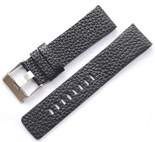 24mm Fusion Leather Strap for Watch (Black Grain)* (B07QKKSR1T) Amazon Price History, Amazon Price Tracker
