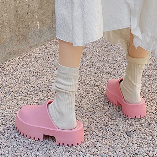 Sandales d'été plates pour femmes légères et sabots beiges ouverts - 3
