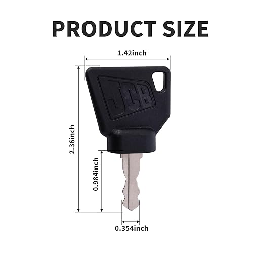 Miniatura 10 de Llaves de encendido para equipos pesados JCB 2 Pack