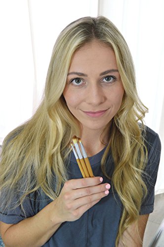 Bamboo Naturals Makeup Brushes, The Perfect Smokey Eye Kit, Natural Bamboo Handles, Includes Three Brushes: Eyeshadow Brush, Smudge Brush, Angled Eyeliner Brush #TOP5