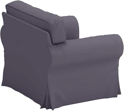 Vista 97 de Funda de repuesto de algodón pesado UPPLAND (no EKTORP), compatible con IKEA UPPLAND para sillón (silla Uppland de poliéster, beige)