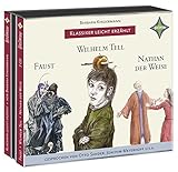 Klassiker leicht erzählt: Wilhelm Tell, Faust, Nathan der Weise: nach Schiller, Goethe, Lessing, Sprecher: Otto Sander, Joachim Meyerhoff u.v.a., 1 mp3-CD (Weltliteratur für Kinder)