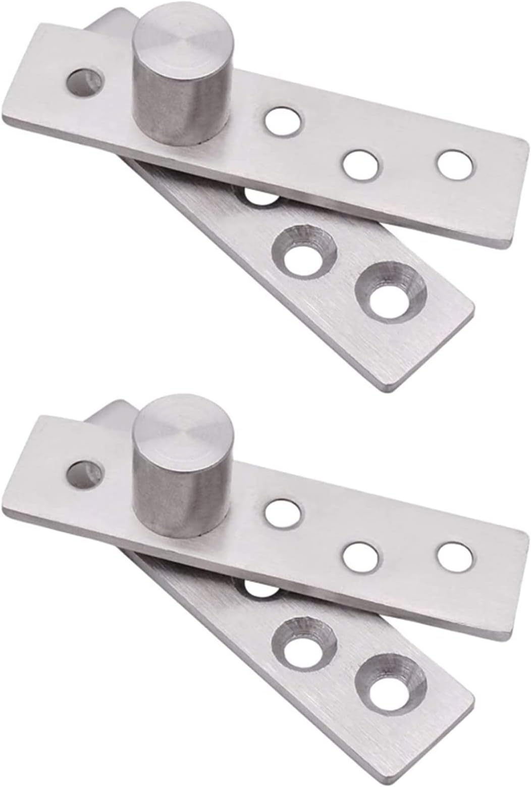 2 Pack Door Pivot Hinge 180°Rotation Hidden Door Hinge Concealing Door Hinge Household Hinge Hidden Bookcase Hinges Secret Door Hinges Stainless Steel Rotation Hidden Door Pivot Hinges Hardware,Small