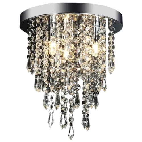 Lumière suspendue cristal moderne pour créer un cocon chaleureux dans la chambre
