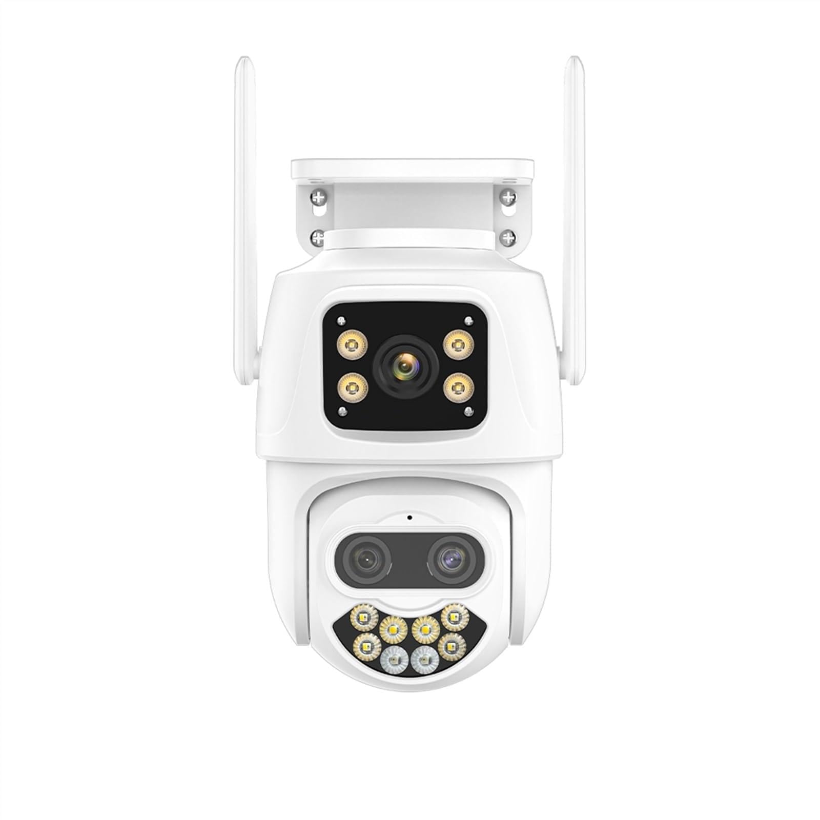CVFRDD 4K 9MP IP Camera Three Lens 8X Zoom Outdoor PTZ Camera 6MP HD AI Auto Tracking Security Camera P2P CCTV Surveillance(9MP Camera)