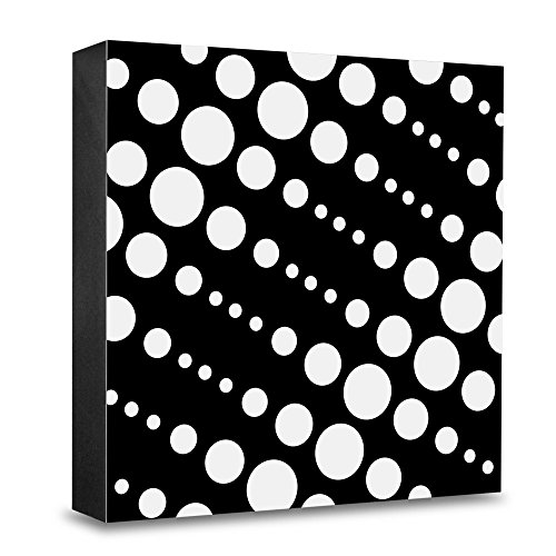 Bloc photo en bois pour decoration murale optique sans reflet 20x20cm