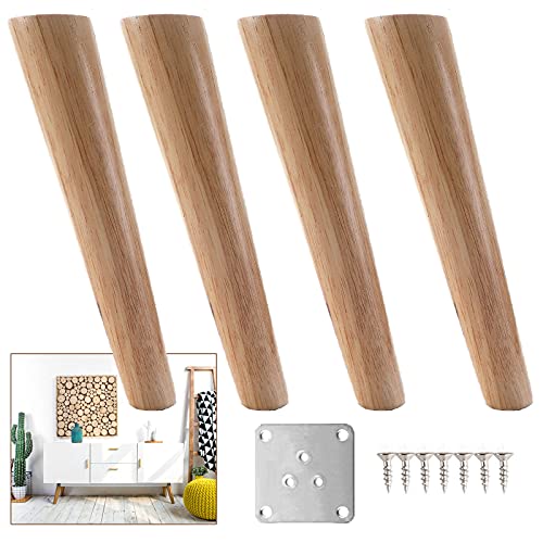 Patas para sofá estables de repuesto con tornillos para solucionar muebles cojos 2