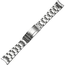 Oyster Watch Band Replacement For Rolex Daytona GMT Datejust Submariner 20mm 16013 16030 16233 16618 Solid Stainless Curved Interface Steel Adjustable