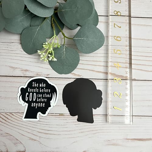 Imán decorativo rectangular negro y blanco miniatura 6