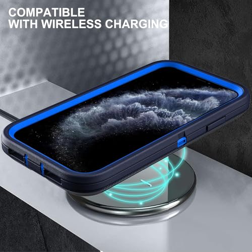Protection antichute iPhone 11 Pro coque robuste bleu marine - 6