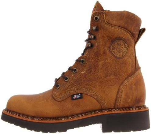 Justin Blueprint 8" Lace Up Work Boot Rugged Tan Gaucho 12 EE - Wide | Image 6