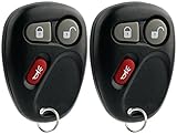 KeylessOption Keyless Entry Remote Control Car Key Fob Replacement for Cadillac SRX 12223130-50 (Pack of 2)
