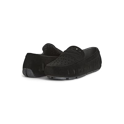 Floafers Kids Prodigy Driver Faux Suede (Toddler/Little Kid/Big Kid) Kids Shoes Black Vegan Suede