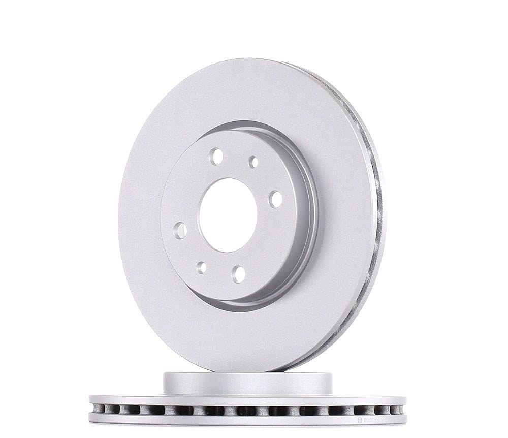 2x BOSCH Disco de freno Delantero Ø257,2mm Altura: 40,5mm Espesor: 22mm Corona de Agujeros - Ø: 98mm ventilado ventilación interna 0 986 479 B43 Compatible con FIAT 500 312 PANDA 169 500 C 312 500e