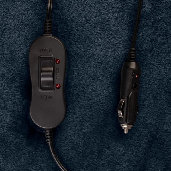 Miniatura 3 de Stalwart Manta térmica  Manta eléctrica portátil de viaje de 12 V para automóvil, camión o caravana  Imprescindibles para el automóvil y artículos