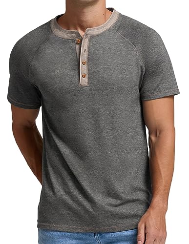 Image of Sailwind Mens Henley Long /Short Sleeve T-Shirt Cotton Casual Shirt