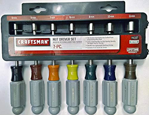 Craftsman 9-4197 Metric Nut Driver Set, 7 Piece