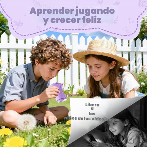 Miniatura 3 de Microscopio Digital Para Niños Con Pantalla De 2.4 , Recargable 1000x,Microscopio De Bolsillo Portátil Para Niñas De 3 A 10 Años Púrpura