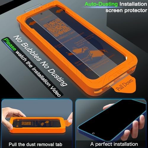 IMBZBK Privacy Screen Protector for Samsung Galaxy S25, 3+3 Pack Alternate view