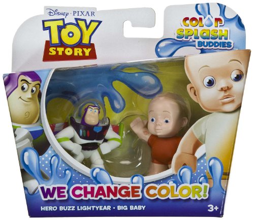 Hero Buzz Lightyear & Big Baby: Toy Story Color Splash Buddies 2-Mini-Figure Pack