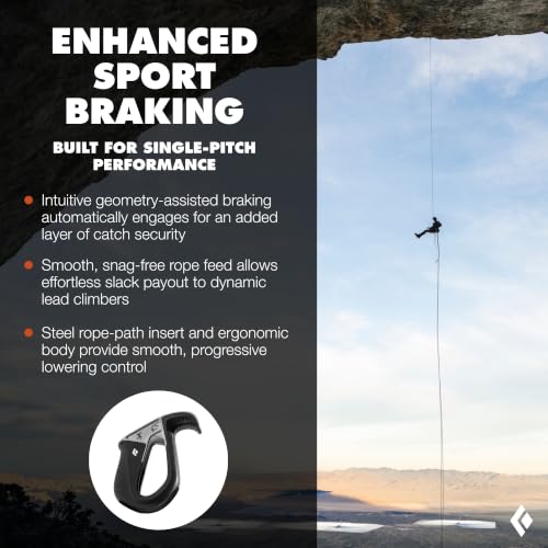 Image of BLACK DIAMOND ATC Belay Rappel Device, Aluminum Rock Climbing, Canyoneering