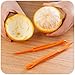 Minjie 2 pcs orange peeler tool Citrus Peeler in Bright Orange Color - Replaces Tupperware Peeler Bright Orange