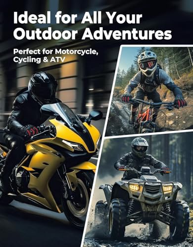 KEMIMOTO Motorcycle Gloves for Men, Touchscreen Cycling