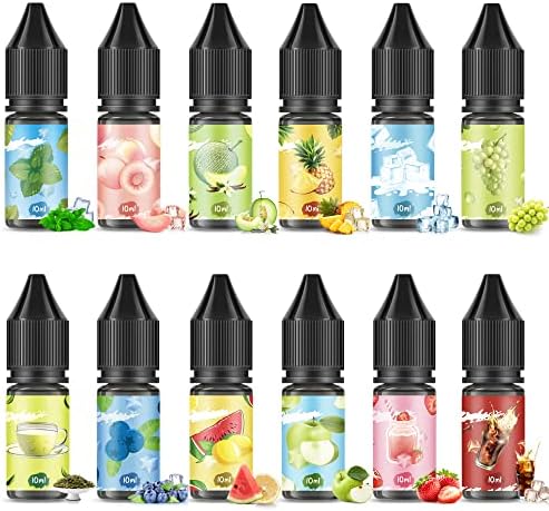 Amazon | 電子タバコ リキッド 12風味×10ml VAPE リキッド お試し 
