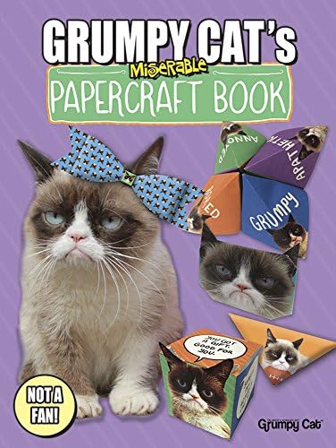 Grumpy Cat's Miserable Papercraft Book (Dover Kids Activity Books) Paperback – November 18, 2015