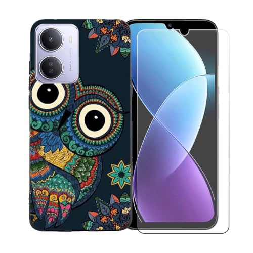 CongJiaLingXi�P�[�X�K�p�� Redmi 15A 5G (6.9") + �������ꂽ�K���X�X�N���[���v���e�N�^�[�A�_��ȃV���R�[���V�F���o���p�[TPU�ی�J�o�[�̂���,BST15