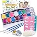 Produktbild Profi Kinderschminke Set 42 Teile | wasserlösliche Schminkfarbe | GRATIS Schwämme von Tritart