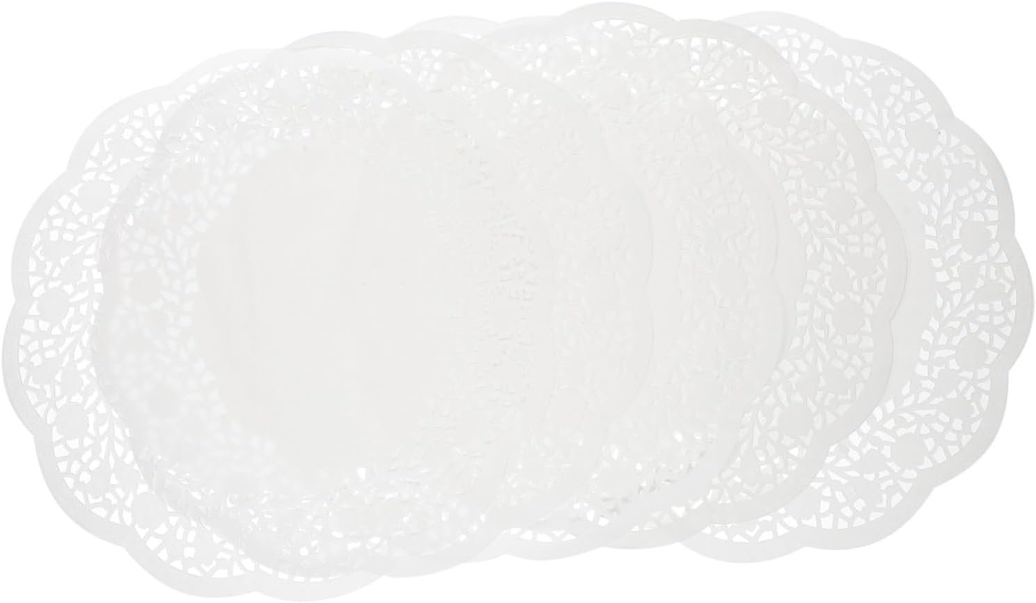 140 Sheets Cake Paper Mats Lace Design Oil Proof Placemats for Snack Sandwich Dessert