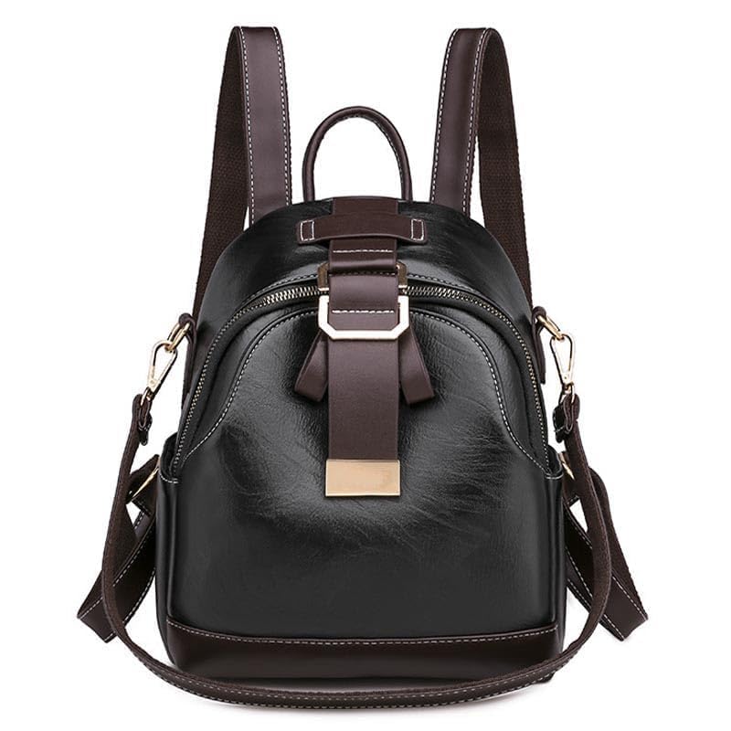 Image of SIBY PU Leather Shoulder Backpack For Women's