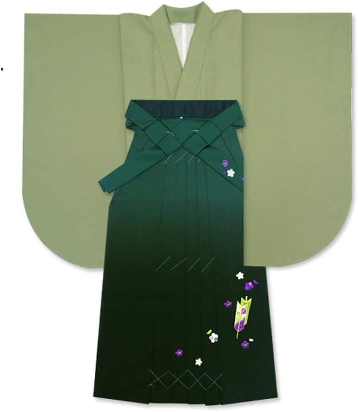 振袖濃紺 花柄と金箔の孔雀柄振袖長襦袢付きH102 孔雀青の 振袖濃紺 花