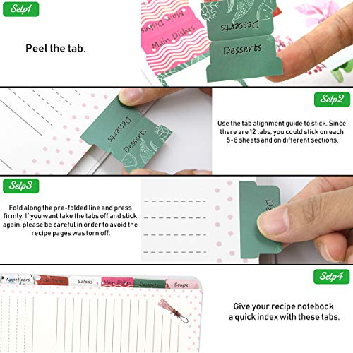 Image of ceiba tree Recipe Book to Write in Your Own Recipes Family Blank Cookbook with Tabs Stickers 8.5 x 11 inch Gift Ideas for Wife Mom Women
